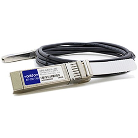 Add-On Addon Dell 470-Aavh Compatible Taa Compliant 10Gbase-Cu Sfp+ To Sfp+ 470-AAVH-AO